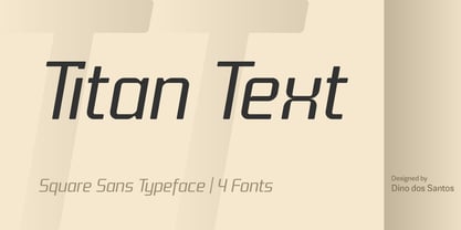 Titan Text OT Font Poster 1
